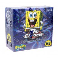 2025 Topps Chrome Spongebob Squarepants 25th Anniversary Sapphire Edition Box