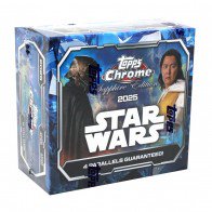 2025 Topps Star Wars Chrome Sapphire Edition Box