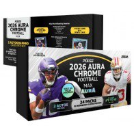 2026 Pulse Aura Chrome Football Max Edition Box
