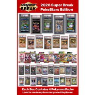 2026 Super Break Poke Stars 5 Box Case