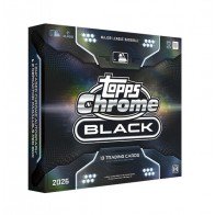 2026 Topps Chrome Black Baseball Hobby 12 Box Case