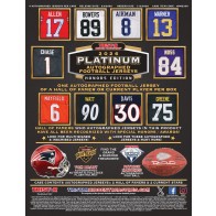 2026 Tristar Hidden Treasures Autographed Football Jerseys Platinum Honors Edition 4 Box Case