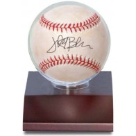 Ultra Pro Baseball Holder - Dark Wood Base - 36ct Case