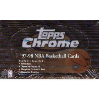 1997/98 Topps Chrome Basketball Hobby Box