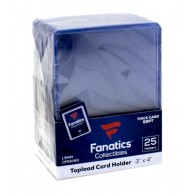 Fanatics 59pt 3x4 Top Loader - 25 Count - 40 Pack Case