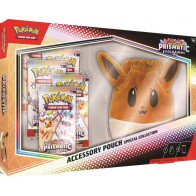 Pokemon Scarlet & Violet Prismatic Evolutions Special Collection Accessory Pouch - 6 Pouch Case