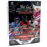 2021 Wild Card Alumination NIL Football Hobby 12 Box Case