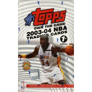 2003/04 Topps Basketball First Edition Box
