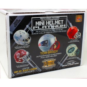 2020 Tristar H/T Football Mini Helmet Platinum Edition Box