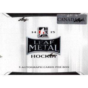 2014/15 Leaf Metal Hockey Canada Ed Hobby 12 Box Case
