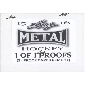 2015/16 Leaf Metal Pre-Production Proof Hockey Box