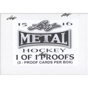 2015/16 Leaf Metal Pre-Production Proof Hockey 20 Box Case