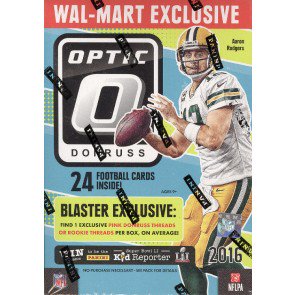 2016 Panini Donruss Optic Football WalMart Ex Blaster 20 Box Lot