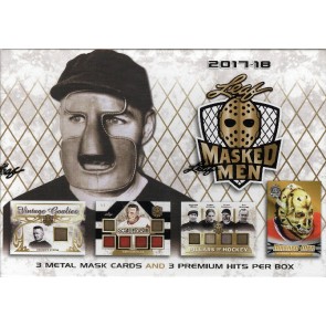 2017/18 Leaf Masked Men Hockey 12 Box Case 