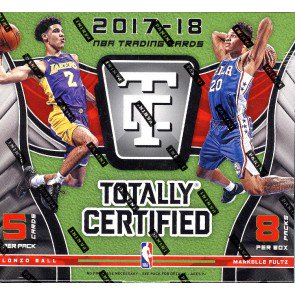 2017/18 Panini Totally Certified Basketball Hobby 16 Box Case
