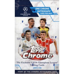 2017/18 Topps UEFA Champions League Chrome Soccer 12 Box Case