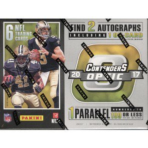 2017 Panini Contenders Optic Football Hobby Box 
