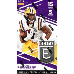 2017 Panini Elite Draft Football Hobby Box