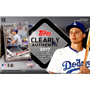 2017 Topps Clearly Authentic Baseball 20 Box Case