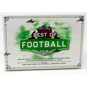2018 Leaf Best of Football 10 Box Case