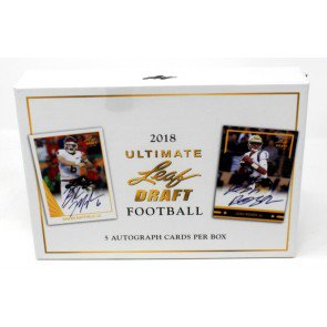 2018 Leaf Ultimate Draft Football Hobby Box