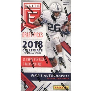 2018 Panini Elite Draft Football Hobby 16 Box Case