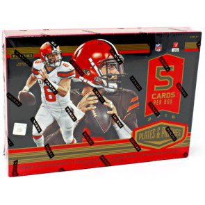 2018 Panini Plates & Patches Football Hobby 12 Box Case