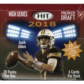 2018 Sage Hit High Series Football Hobby 16 Box Case
