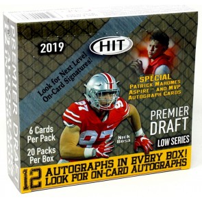 2019 Sage Hit Low Series Football Hobby 