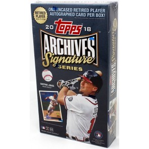 2018 Topps Archives Signature Series Retired Player Ed Baseball Box