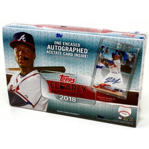 2018 Topps Clearly Authentic Baseball 20 Box Case