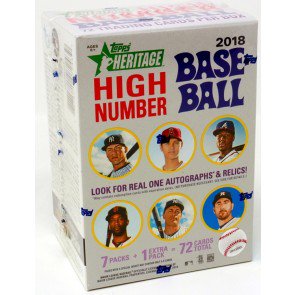 2018 Topps Heritage High Number Baseball Blaster 16 Box Case