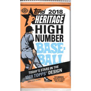 2018 Topps Heritage High Number Baseball Hobby Pack