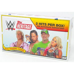 2018 Topps WWE Heritage Wrestling Hobby 12 Box Case