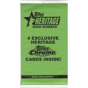 2019 Topps Heritage High Number Chrome Baseball Pack