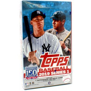 2019 Topps Series 1 Baseball Hobby 12 Box Case + 12 Silver Packs