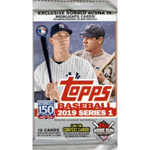 2019 Topps Series 1 Baseball Retail Pack
