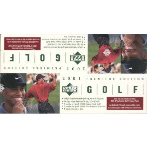 2001 Upper Deck Golf Rack Pack 12 Box Case