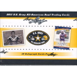 2011 Leaf US Army All American Football 12 Box Case