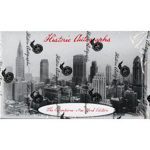 2012 Historic Autographs Champions New York Baseball Box