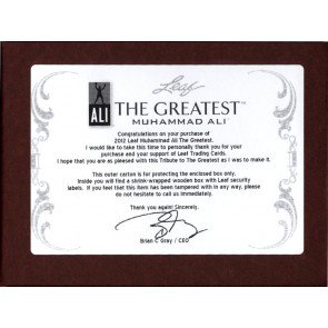 2012 Leaf Muhammad Ali "The Greatest" Trading Cards Box
