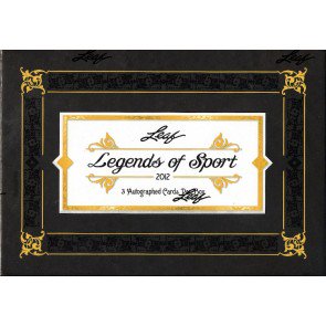 2012 Leaf Legends of Sport Trading Cards 12 Box Case