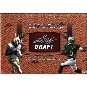 2012 Leaf Metal Draft Football Hobby Box