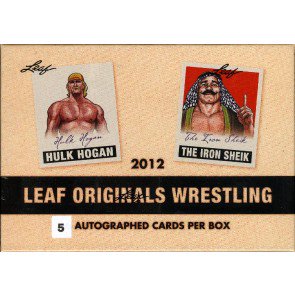 2012 Leaf Originals Wrestling Hobby Box