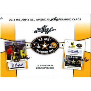 2013 Leaf US Army All American Football 12 Box Case
