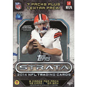 2014 Topps Strata Football Blaster Box