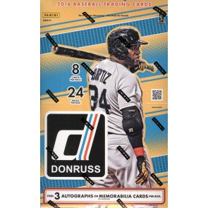2016 Panini Donruss Baseball Hobby 16 Box Case