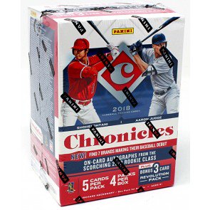 2018 Panini Chronicles Baseball Blaster Box