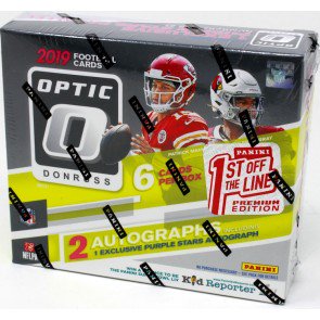 2019 Panini Donruss Optic Football 1st Off The Line Premium Edition Box