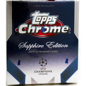 2019/20 Topps UEFA Champions League Chrome Soccer Sapphire Edition 10 Box Case